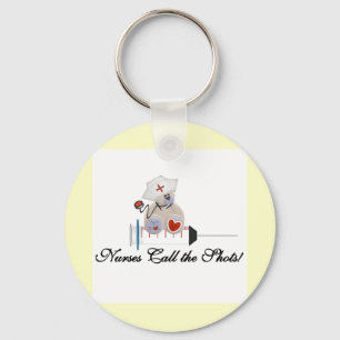 Teddy Bear Nurses Call the Shots T-shirts and Gift Key Ring