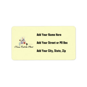 Teddy Bear Nurses Call the Shots T-shirts and Gift Label