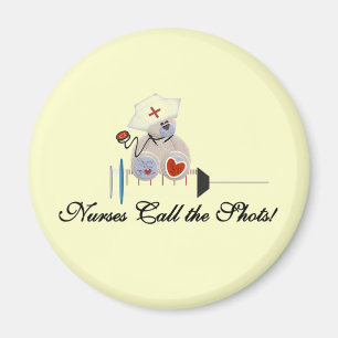 Teddy Bear Nurses Call the Shots T-shirts and Gift Magnet