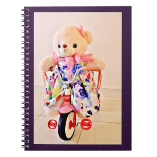 Teddy Bear on a Tricycle Notebook
