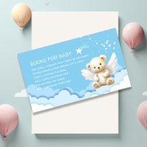 Teddy Bear on Clouds Books for Baby Blue