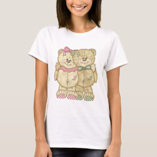 Teddy Bear Pair - Original Colours T-Shirt