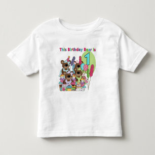 Teddy Bear Party 1st Birthday tshirts and Gifts