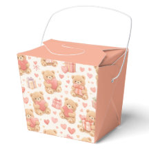 Teddy Bear Party Favor Box for Different Occasions