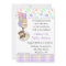 Teddy Bear Pastel Baby Shower Invitation