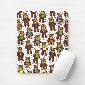 Teddy Bear pattern Mouse Mat