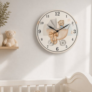 Teddy Bear Personalised Acrylic Wall Clock