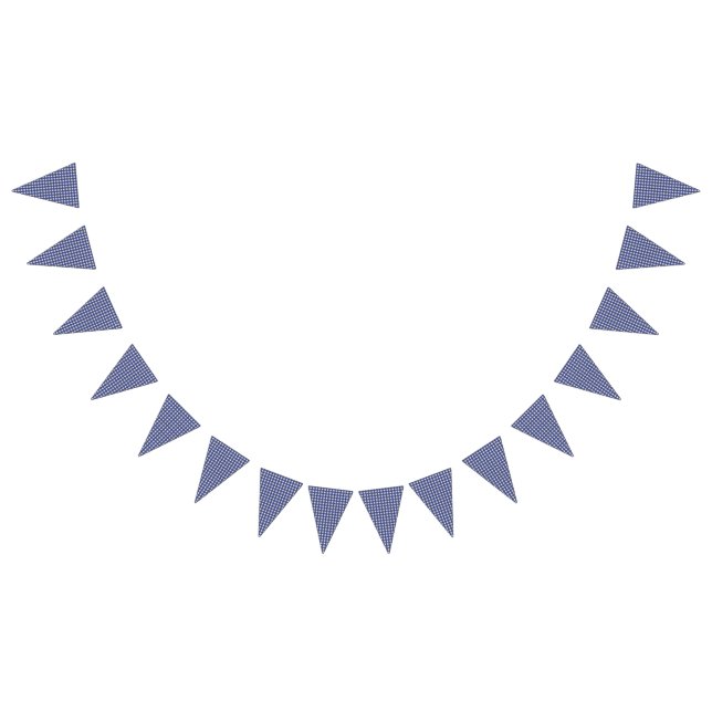 Teddy Bear Picnic Birthday -Blue Gingham Bunting (All)