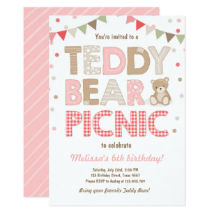 picnic birthday invitations zazzle co uk