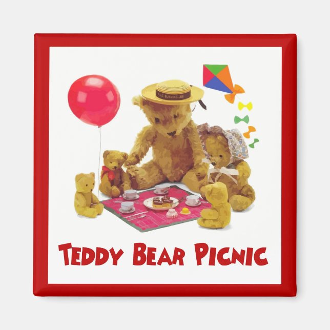 Teddy Bear Picnic Magnet (Front)