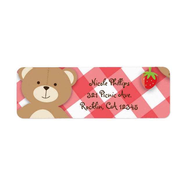 Teddy Bear Picnic Summer Birthday Party Invitation (Front)