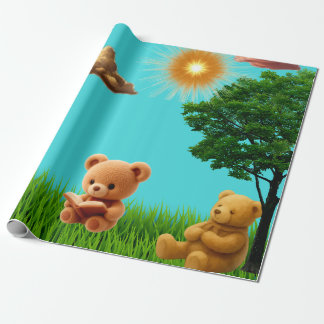 Teddy Bear Picnic Wrapping Paper