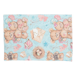 Teddy bear pillowcase