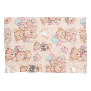 Teddy bear pillowcase
