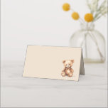 Teddy Bear  Place Card<br><div class="desc">Adorable Teddy Bear Name Place Card Add a touch of charm and warmth to your event with our Adorable Teddy Bear Name Place Card! Perfect for baby showers, children's parties, or any celebration that calls for a whimsical touch, these place cards will delight your guests and help them find their...</div>