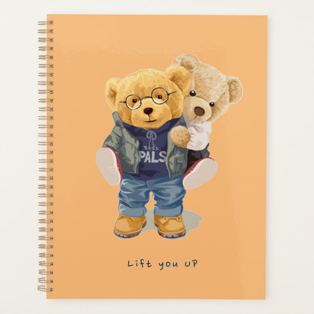 Teddy bear  planner (Front)