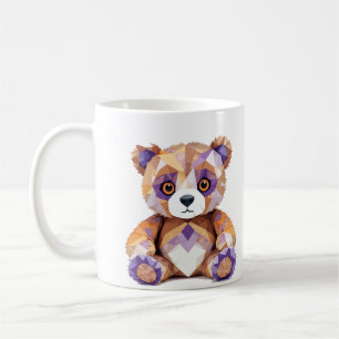 Teddy Bear Playful Adorable Fun Animal Colourful Coffee Mug
