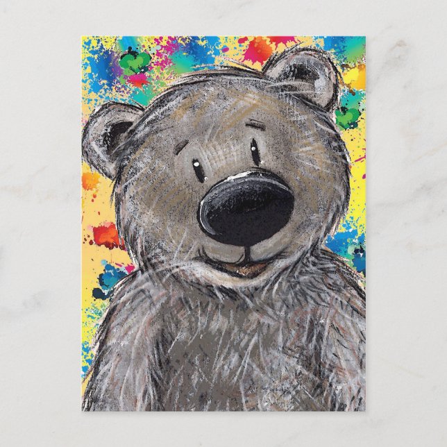 Teddy Bear Postcard (Front)