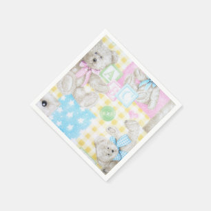 Teddy Bear Print Napkins