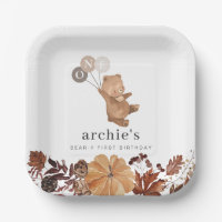 Teddy Bear Pumpkin - 1st Birthday