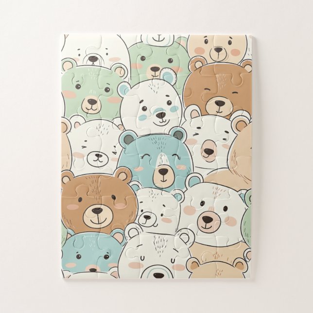 teddy bear puzzle (Vertical)
