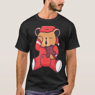 Teddy Bear Pyjamas Bear Pyjamas Nightdress T-Shirt
