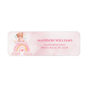 Teddy Bear Rainbow Girls Baby Shower
