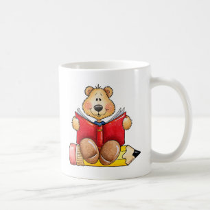 Teddy Bear Reading Coffee Mug