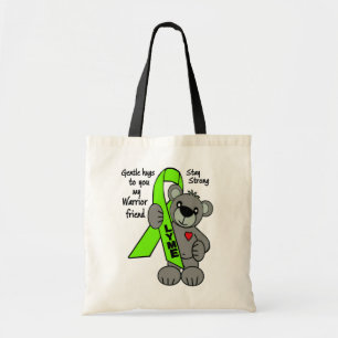 Teddy Bear Ribbon/Hugs  Lyme Tote Bag