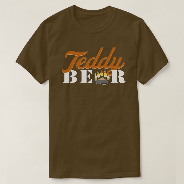 Teddy Bear Shirt - Dark (Design Front)