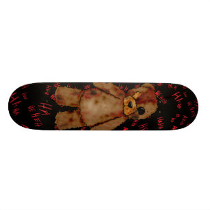 Teddy Bear skateboard. Skateboard