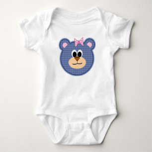 Teddy Bear sMiLe GiGgLe LaUgH Baby Bodysuit