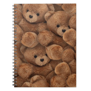 Teddy bear spiral notebook