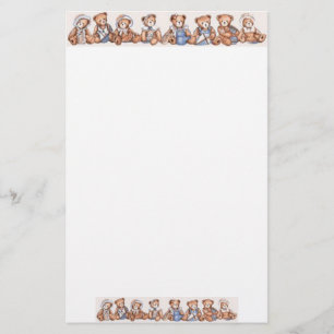 Teddy Bear Stationary Stationery