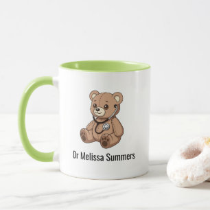 Teddy Bear Stethoscope Doctor Pediatrician Mug