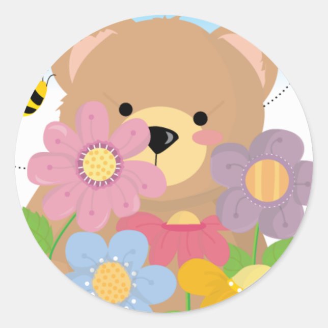 Teddy Bear Sticker (Front)
