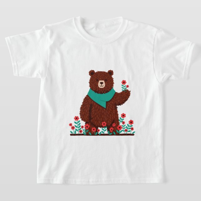 Teddy Bear T-Shirt (Laydown)
