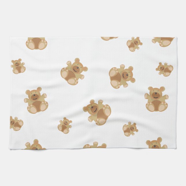 Teddy Bear Tea Towel (Horizontal)