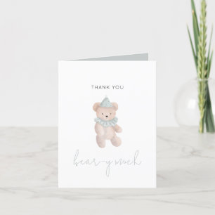 Teddy Bear Thank you Beary Much Card