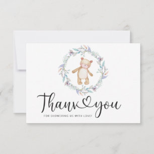 Teddy Bear thank you card