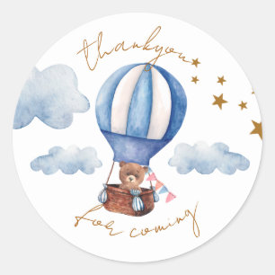 Teddy Bear Thankyou For Coming Classic Round Sticker