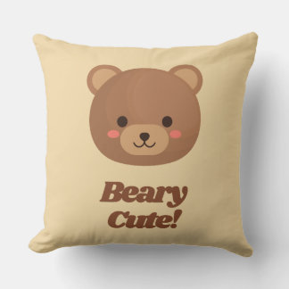Teddy Bear Throw Pillow 