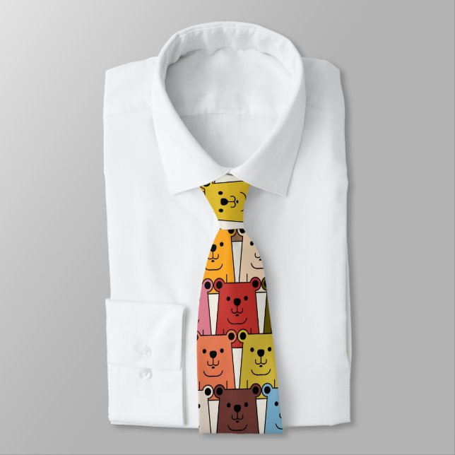 Teddy Bear Tie (Tied)