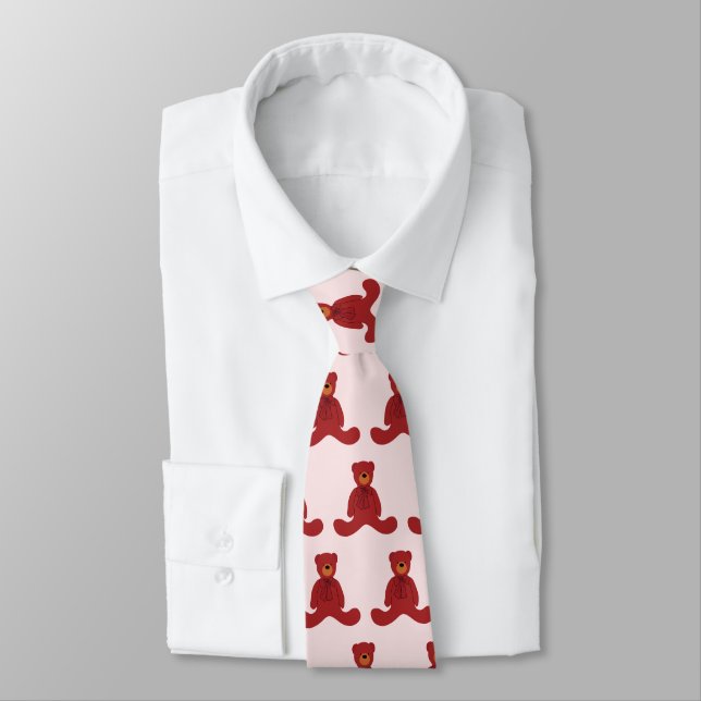 Teddy Bear Tie (Tied)