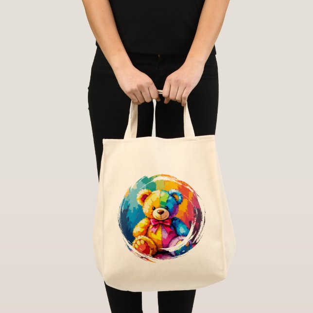 Teddy Bear Tote Bag (Front (Product))