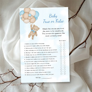 Teddy Bear True or False Baby Game