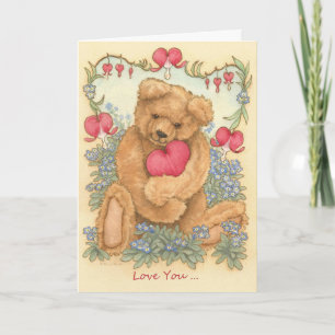 Teddy Bear Valentine Card