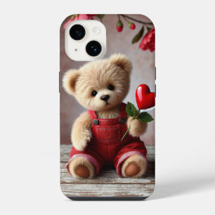 Teddy Bear Valentine iPhone 14 Case