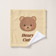Teddy Bear Wash Cloth