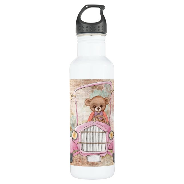 Teddy Bear Water Bottle (Front)